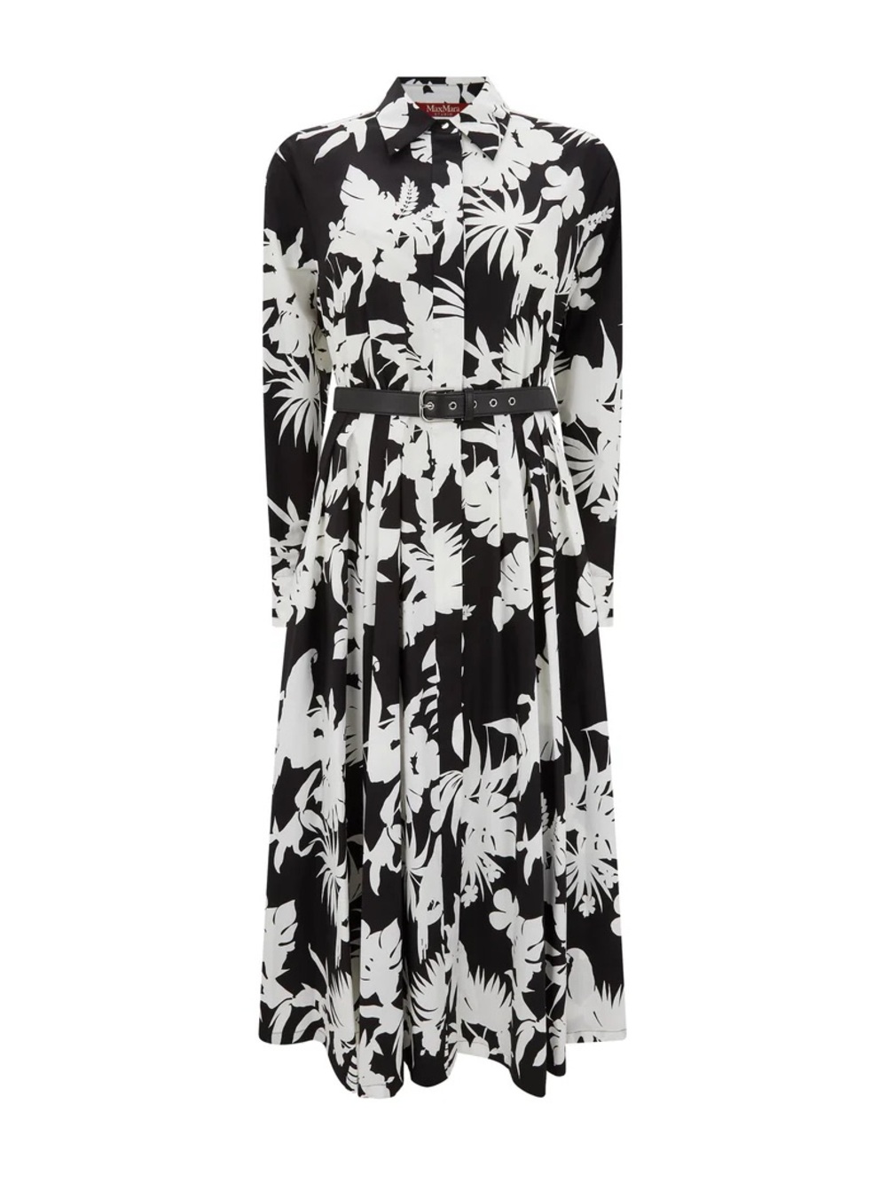 NWT MAXMARA PARROT COTTON POPLINE DRESS *callout present*